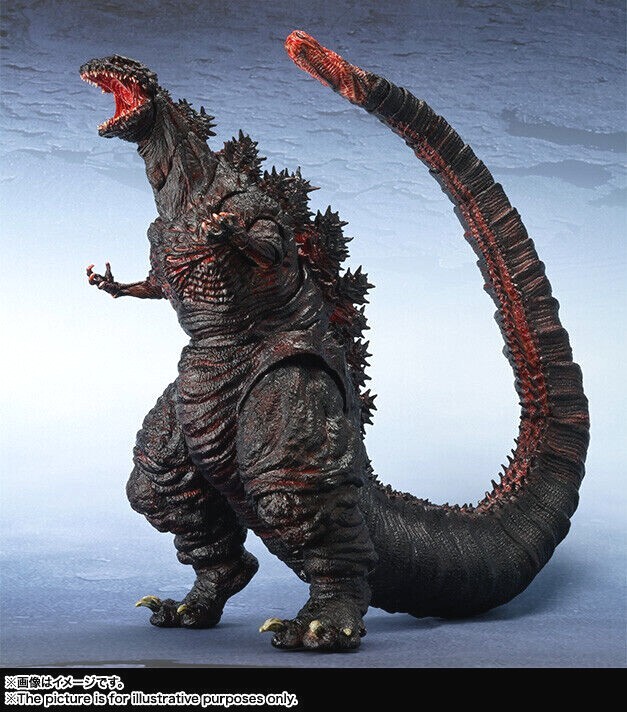 RARE S.H.MonsterArts Shin Godzilla 2016 Figure Length 15.7in from