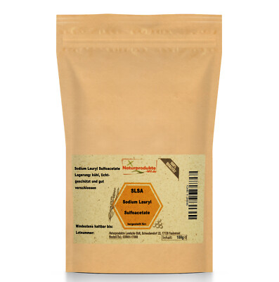 (77,90 EUR/kg) Sodium Laureth Tensid (100 g) SLSA Sodium Lauryl Sulfoacetate
