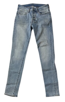 Preowned- H&M Button Fly Skinny Stretch Denim Jeans Mens (Size 28)