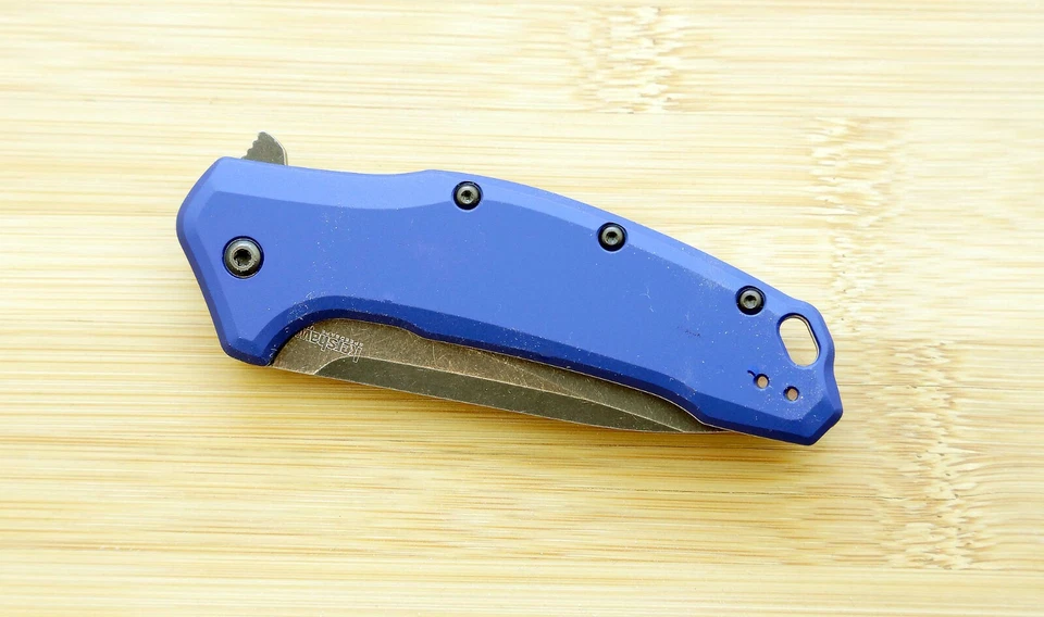 1776NBBW Kershaw Link Drop Point Flag Logo Pocket knife assisted opener New Blem - Image 3 of 3
