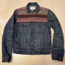 Ralph Lauren Polo Denim Supply Southwestern Serape Aztec Western Jean Jacket S