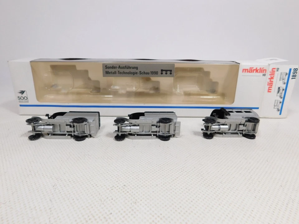 Märklin MHI H0 1:87 Set Metall Tecnologia Mostra 1990 (1898) Mint+Box #EC719-0,5 - Immagine 3 di 4