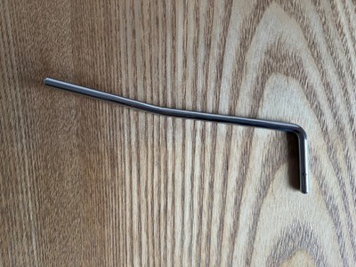 Tremolohebel Tremoloarm Whammy bar chrom ohne Gewinde ø 5,5 mm