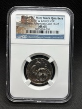 2019 W Quarter Lowell West Point Mint NGC MS 65 Great American Coin Hunt