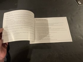 Sega Saturn System Console instruction manual only