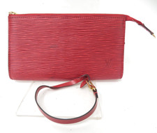 Authentic Louis Vuitton Epi Pochette Accessories Pouch Bag F 53301