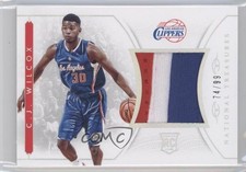 2014 Panini National Treasures NBA Rookie Materials 74/99 CJ Wilcox #RM-CJ 4m6