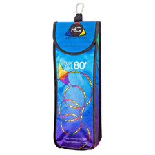 HQ Kite Tube Tail Rainbow Spiral 80-ft x 4-inches  Metal Carabina  Bag