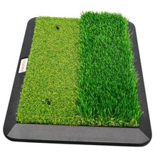 Portable Foldable Golf Practice Mat Dual-Turf Heavy Duty Dual-Turf Mat
