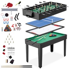 Tavolo da gioco multifunzionale con accessori 15 in 1 stabile resistente giochi