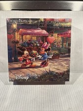 Disney Thomas Kinkade Mickey and Minnie Sweetheart Cafe 750 Piece Puzzle Ceaco
