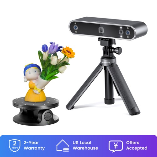 Revopoint POP 3 Plus 3D Scanner For 3D Print 0.04mm Precision18fps Handheld Scan