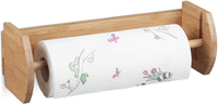 Wand KüChenrollenhalter Bambus, Papierrollenhalter Zur Wandmontage, Halter FüR K