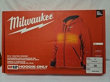 Milwaukee 306R-203X M12 Red Heated Jacket Hoodie XXX-Large - Hoodie Only