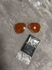 Sunny Pro Orange Aviator Sunglasses 80s Disco Festival Costume NEW
