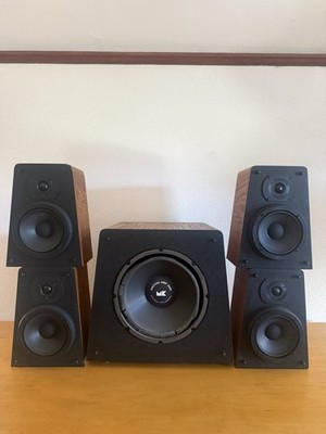 Vintage M&K Sound System – V-2B Subwoofer + (4) S-2B Speakers