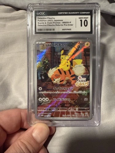 Detective Pikachu 098/SV-P Pokemon Detective Pikachu Returns Pre-Order CGC 10