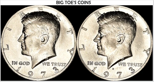 1973 P&D  KENNEDY HALF DOLLARS, VERY BEAUTIFUL COINS, FAST SHIPPING