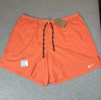 Nike Flex Stride 7'' Brief-Lined Running Shorts Lt Wild Mango Mens 3XL CJ5459-643