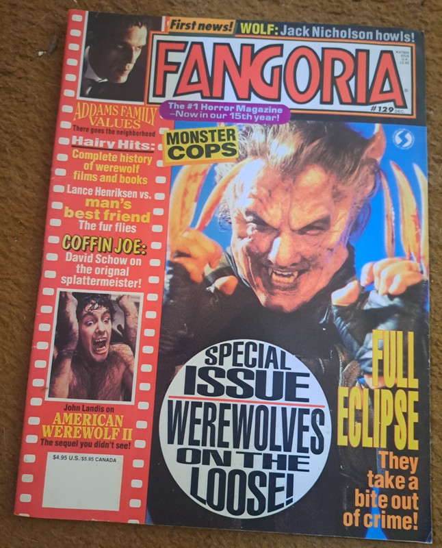 Fangoria magazine #139 Dec