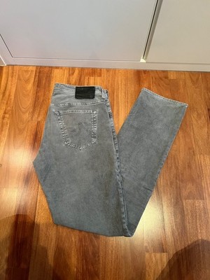 AG Jeans Everett Corduroy Slim Straight Gr. 30/34 (Grau, Goldschmied, Kordhose)