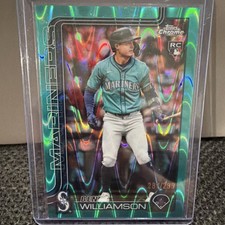 Topps 2025 Chrome Update Ben Williamson Seattle Mariners RC Rookie #USC168 /299