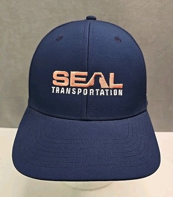 Seal Transportation hat Adidas snapback performance fabric blue logistics cap
