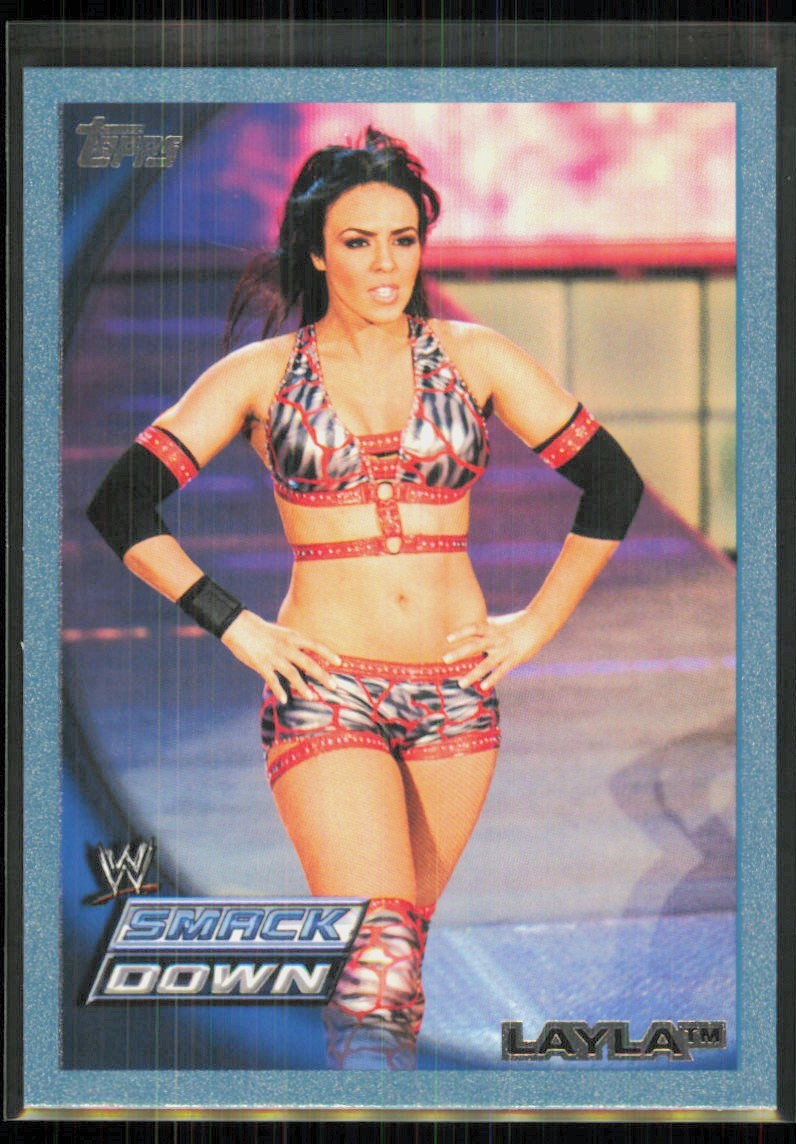 2010 Topps WWE Blue Parallel Layla /2010 #2