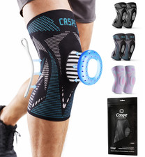 2 Pack Knee Brace Compression Support for Sport Gym Joint Pain Arthritis Relief