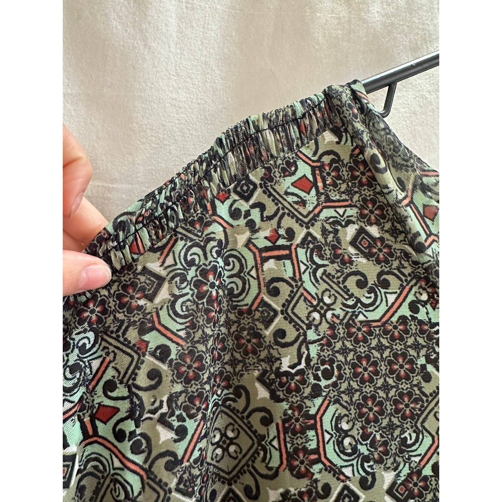 Ruby Rd. Green Patterned Shift Dress – Women’s La… - image 3