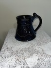 CMI COBALT STONEWARE NO-SPILL FISH TREES — photo 1