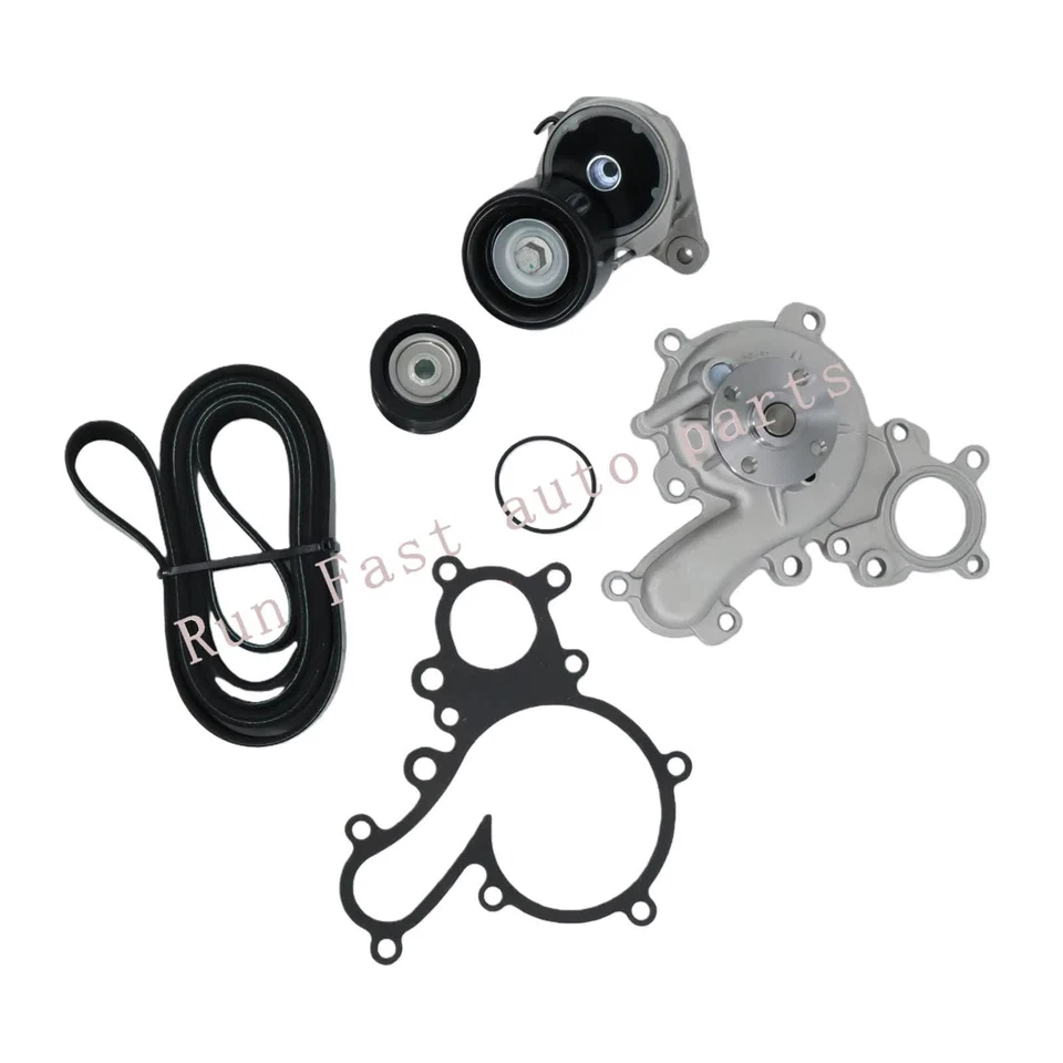 Water Pump Drive Belt Tensioner Pulley Kit For Toyota Land Cruiser 5.7L US Stock — 第 4/4 张图片