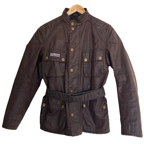 ALEXANDER MCQUEEN Rara Giacca Barbour International X Triumph Sprint S Ottime condizioni