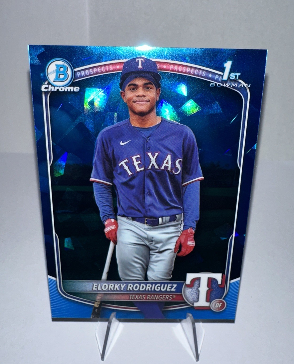 2025 Bowman Chrome Sapphire Edition - Chrome Prospects Elorky Rodriguez #BCP-186