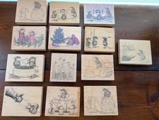 YOU Pick House Mouse Rubber Stamps Holiday, Birthday, Valentine's Day, Christmas