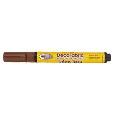 Uchida 222-C-6 Marvy Deco Fabric Fine Point Tip Marker, Brown,Art Pens Markers