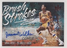 2018-19 Panini Court Kings Brush Strokes Ruby 62/99 Jamaal Wilkes Auto HOF 0s3