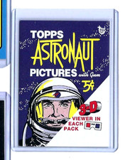 ASTRONAUT 1963S Wrapper art card NO.39 TOPPS ...