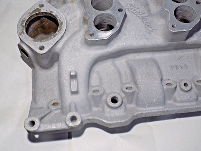 Edelbrock Mopar Poly 318 Tri-Power Aluminum Intake Manifold 3x2