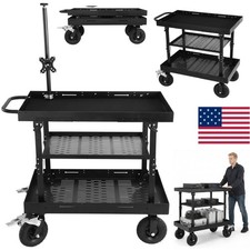 Video Production Camera Cart - Heavy Duty 661lb Load Capacity Collapsible