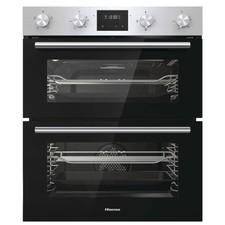 Image of Hisense BID75211XUK Built-Under Electric Double Oven - Stainless Ste BID75211XUK
