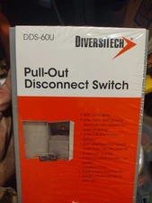 Diversitech DDS-60U Pull-Out Disconnect Switch 60 amp. Brand NEW SEALED Plastic!