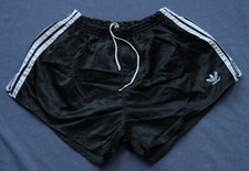Adidas Shorts D8 Glanz Sprinter Nylon Shiny Silky Retro Vintage Sports Pants ...