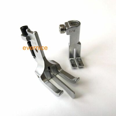 Spring Type Walking Foot With Center Guide For Juki Lu-1560 Luh-521 2 Needle 