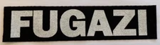 Fugazi Cloth Patch Sew On Badge Punk Rock  Approx 1.75" X 8" (CP140)