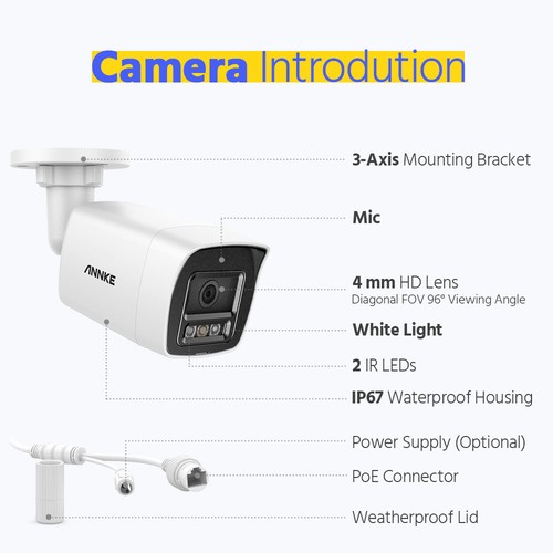 ANNKE 32CH 12MP NVR 4K Audio AI POE Security IP Camera System Color Night Vision - Picture 14 of 20