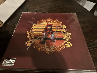 KANYE WEST YEEZY SIGNED COLLEGE DROPOUT ALBUM AUTOGRAPHED *Rare Large Signature* | eBay