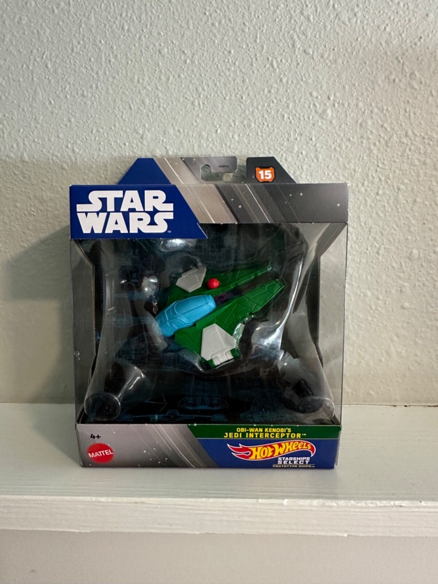 Vaisseau Star Wars Hot Wheels - Chasseur Jedi D'Obi-Wan Kenobi - Édition 2024 - Neuf