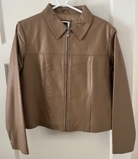 Womens Leather Jacket Size 16