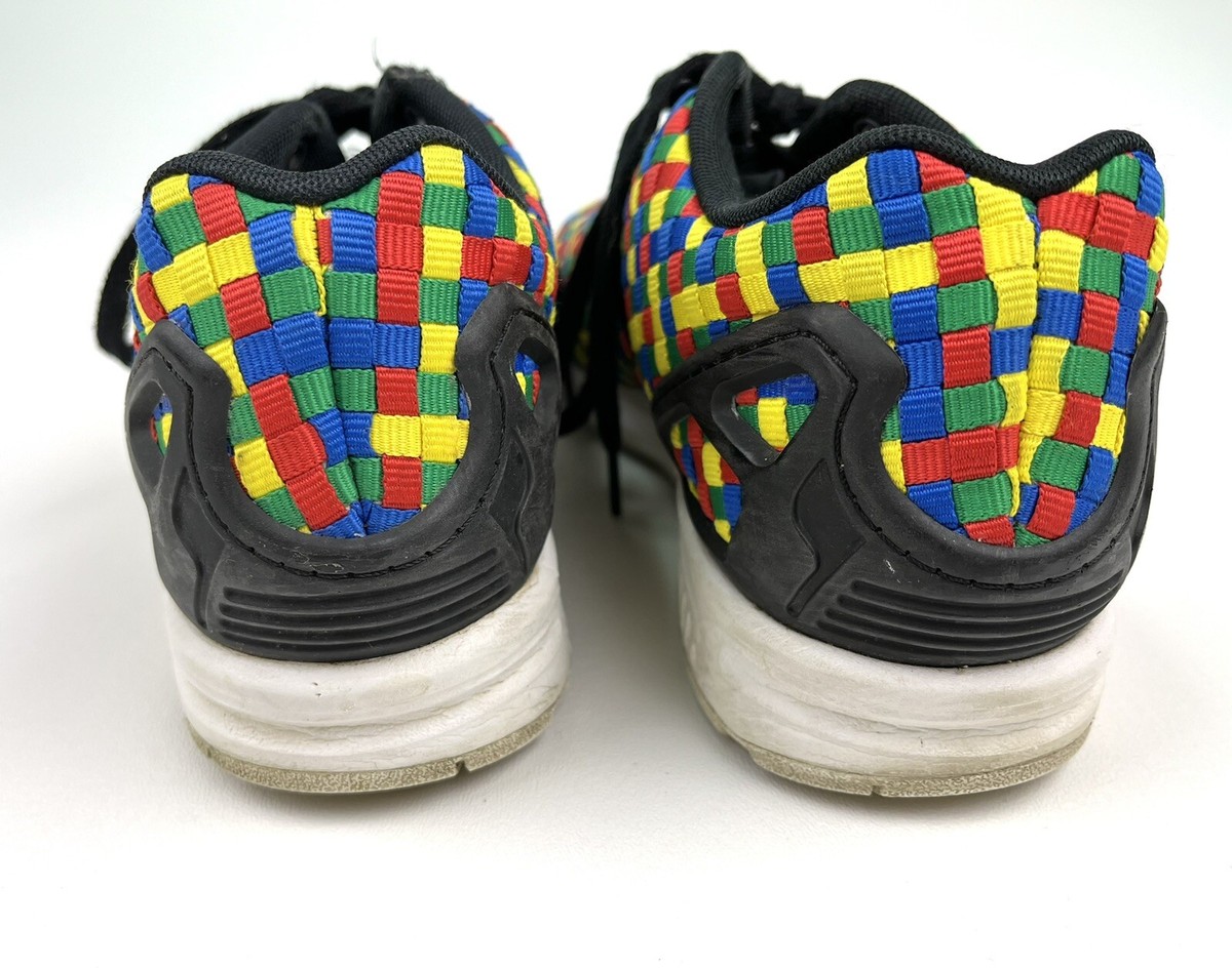 Adidas Originals Torsion ZX Flux Multicolor Prism Rainbow Running Shoes Sz 8 s-l1200.jpg main image 3